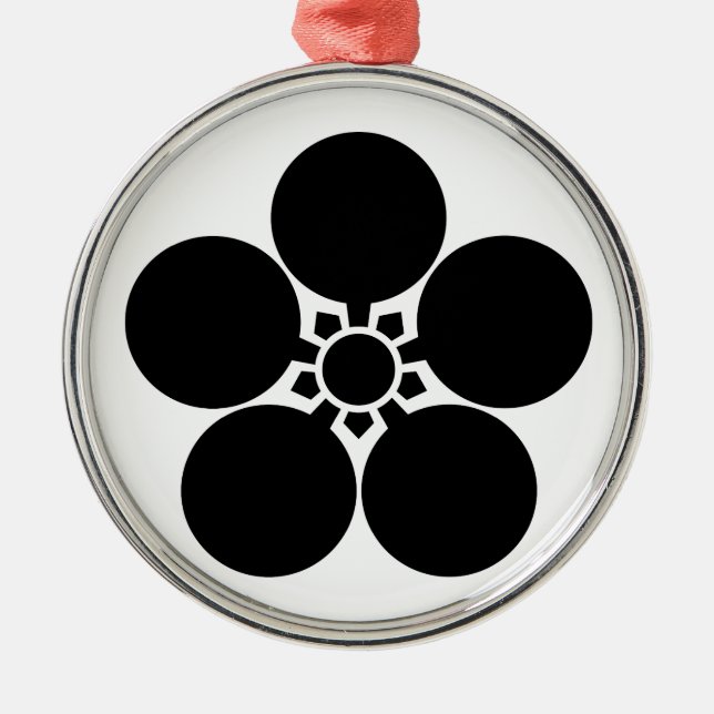 ADORNO METÁLICO 菅 家 梅 鉢 (Frente)