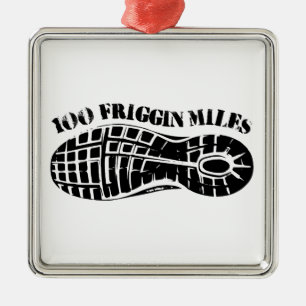 Adorno Metálico 100 Millas Friggin Ultra Running Tread