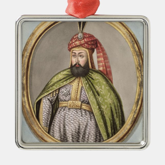 Adorno Metálico 1612-40) sultanes IV de Amurath (Murad) (1623-40, (Frente)
