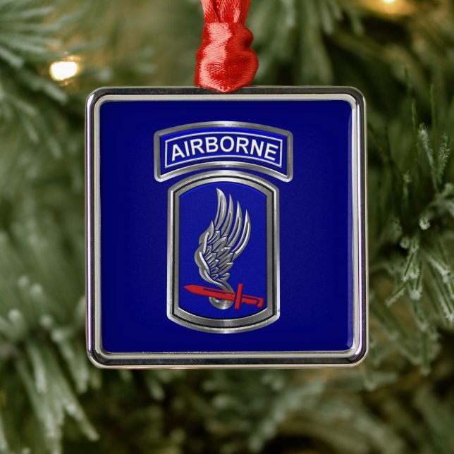 Adorno Metálico 173rd Airborne Brigade Christmas (Árbol)