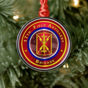 Adorno Metálico 17 Brigada de Artillería de Campaña Navidad