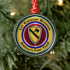 Adorno Metálico 1.ª División de Caballería Navidades Keepsake