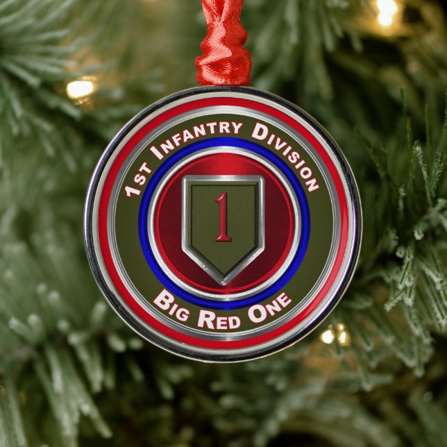 Adorno Metálico 1.ª División de Infantería Keepsake (Árbol)