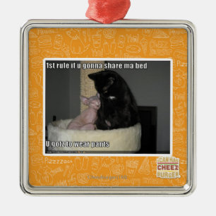 Adorno Metálico 1ra regla si u que va a compartir a mamáes acuest