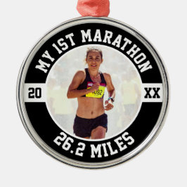 Adorno Metálico 1st Marathon Runner First Running Marathoner 26 2