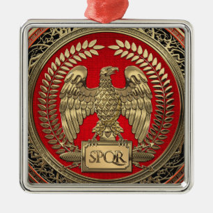 Adorno Metálico [200] Águila imperial romana dorada