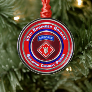Adorno Metálico 20.ª brigada de ingenieros-Navidades de Keepsake