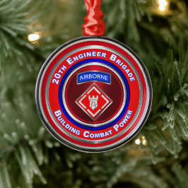 Adorno Metálico 20.ª brigada de ingenieros-Navidades de Keepsake a