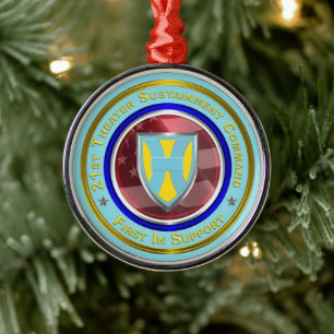 Adorno Metálico 21º Navidades de mantenimiento de TSC