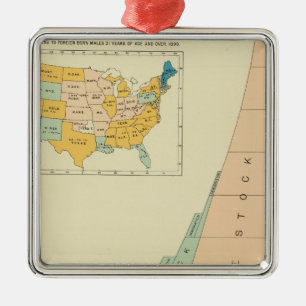 Adorno Metálico 22 elementos del crecimiento de la población
