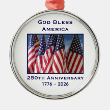 250º Aniversario USA Patriótico Dios Bendiga Améri