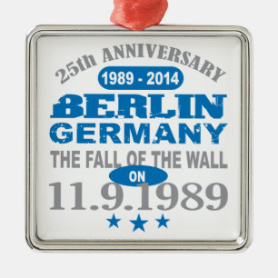 Adorno Metálico 25 años del Muro de Berlín Alemania