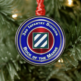 Adorno Metálico 3.ª División de Infantería Navidades Keepsake Orna