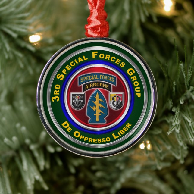 Adorno Metálico 3.ᵉʳ Grupo de Operaciones Especiales Keepsake Navi (Árbol)