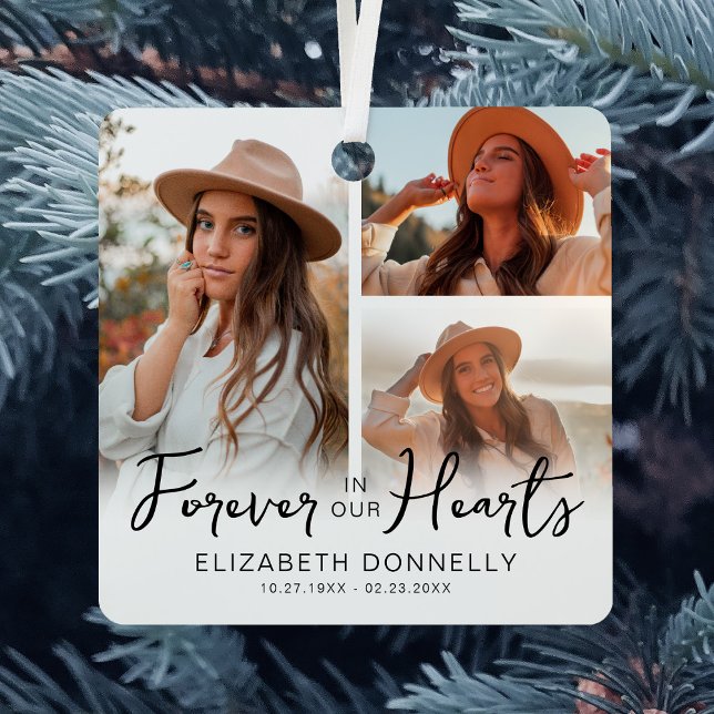 Adorno Metálico 3 Photo Memorial Keepsake (Subido por el creador)