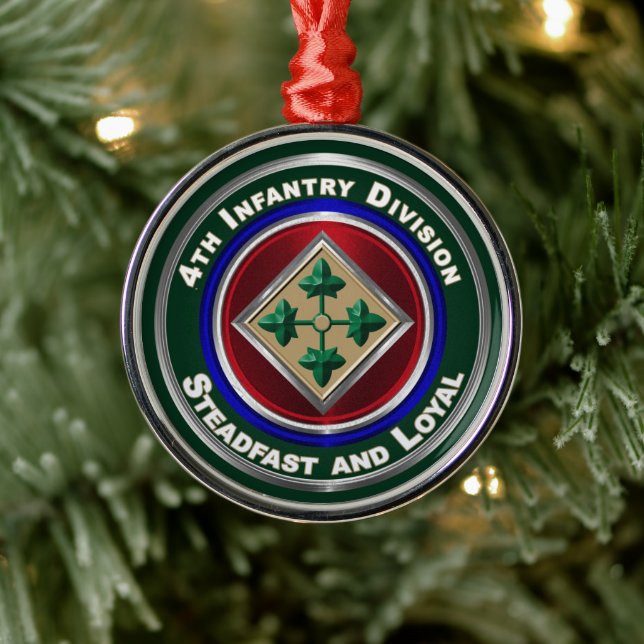 Adorno Metálico 4ª División de Infantería Keepsake Navidades (Árbol)