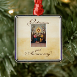 Adorno Metálico 40º Aniversario de Ordenación Ángeles en el Altar