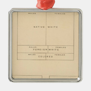 Adorno Metálico 41 Elementos de la población 1900