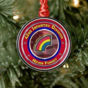 Adorno Metálico 42.ª División de Infantería Navidades Keepsake