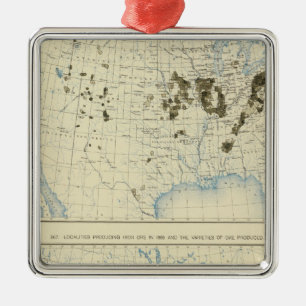 Adorno Metálico 58 carbón 1890, mineral de hierro 1889