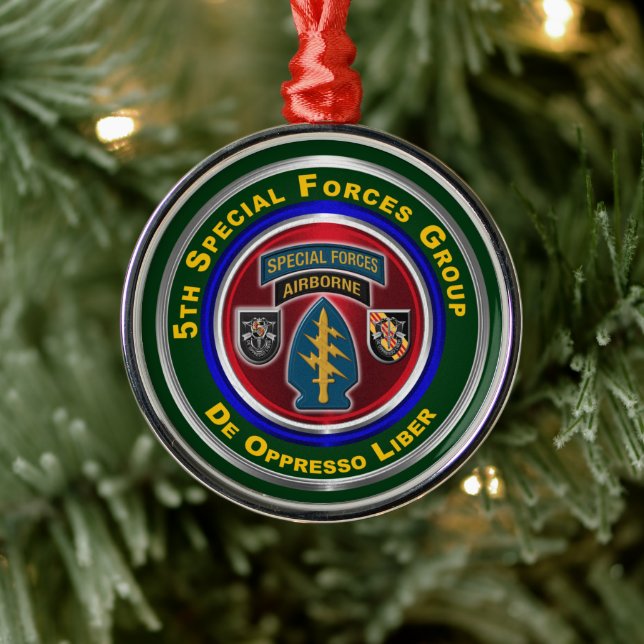 Adorno Metálico 5.º Grupo de Fuerzas Especiales Keepsake Navidades (Árbol)