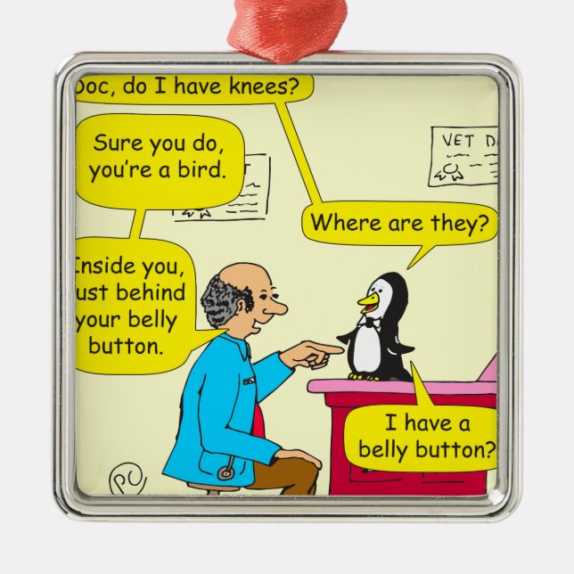 Adorno Metálico 617 tengo dibujo animado de las rodillas (Frente)