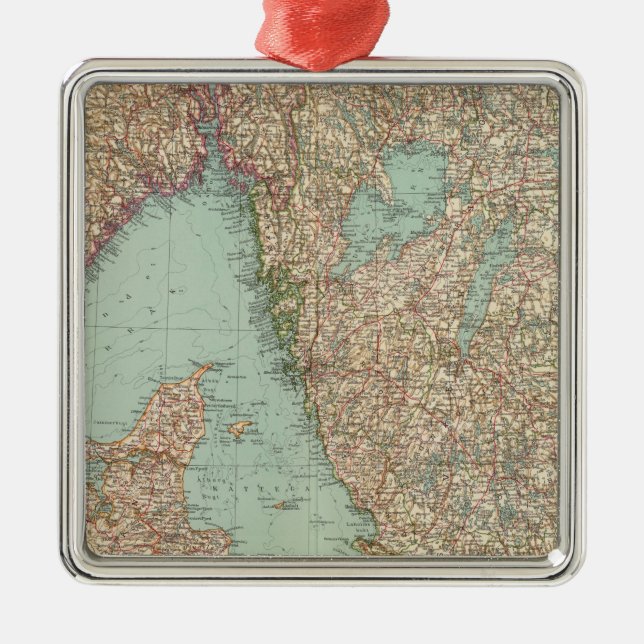 Adorno Metálico 6364 Suecia, Noruega meridional (Frente)