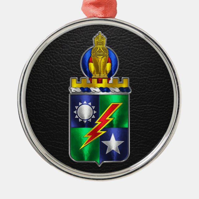 Adorno Metálico 75.º Escudo del Regimiento de Peregrinos (Frente)