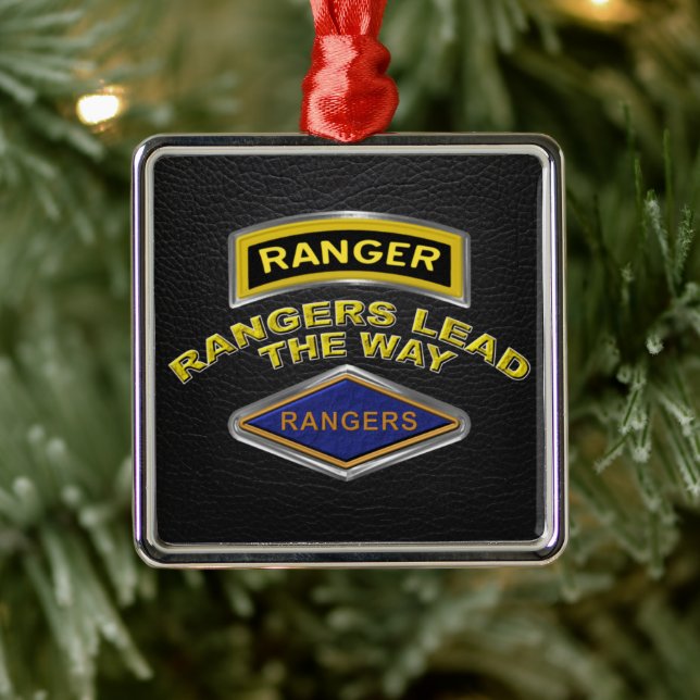 Adorno Metálico 75.º Navidad del Regimiento de Rangers (Árbol)