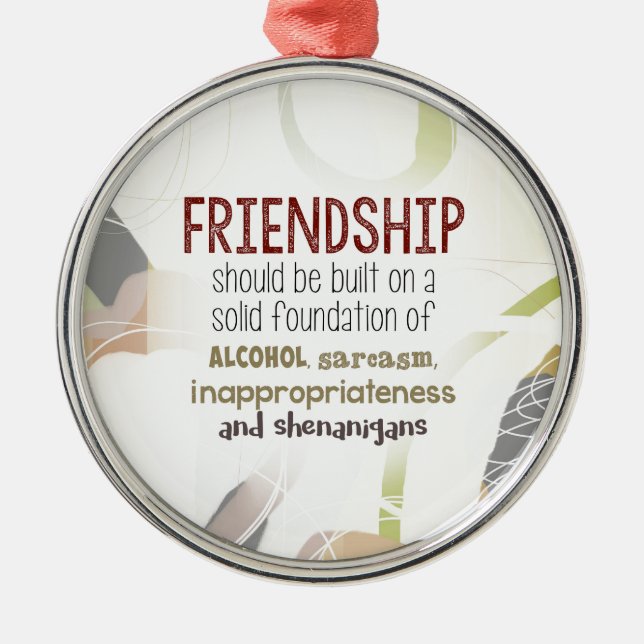 Adorno Metálico 810.friendship-shenanigans (Frente)