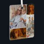 Adorno Metálico 8 Collage Personalizado de fotos personalizado<br><div class="desc">Crear un Collage de fotos Personalizado único personalizado 8 ornamento de fotos de Ricaso. Ideal como regalo de Navidad o como regalo para cualquier momento.</div>