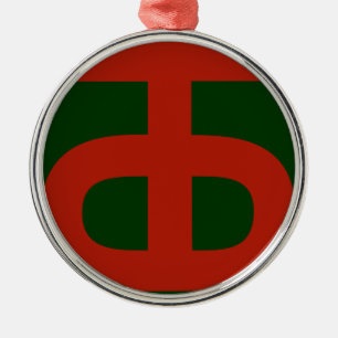 Adorno Metálico 90th Infantry Division
