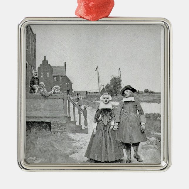 Adorno Metálico A lo largo del canal en Manhattan vieja (Frente)