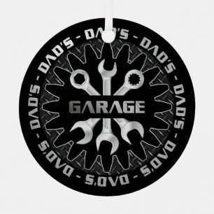 Adorno Metálico A papá le encantará este garage de Navidad