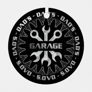 Adorno Metálico A papá le encantará este garage de Navidad