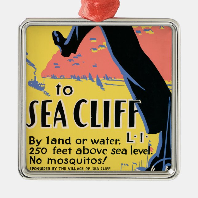Adorno Metálico A sólo un paso del Sea Cliff (Frente)