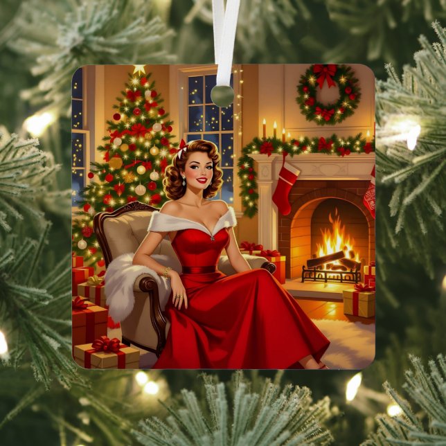 Adorno Metálico A Sweet Vintage Christmas  (in situ)