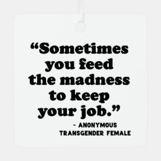 Adorno Metálico A Veces Alimentas La Locura