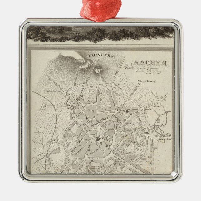 Adorno Metálico Aachen, Alemania (Frente)