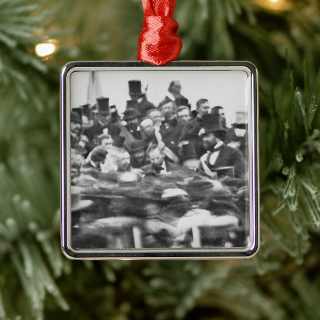Adorno Metálico Abe Lincoln Gettysburg Dirección: Fin de la Guerra (Árbol)