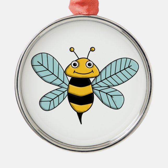 Adorno Metálico Abeja (Frente)