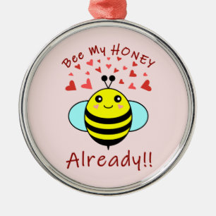 Adorno Metálico Abeja, sé mi MIEL YA!! Abeja Linda