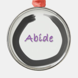 Adorno Metálico Abide Zen Buddhist Enso Circle