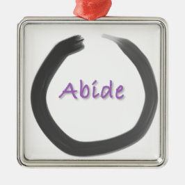 Adorno Metálico Abide Zen Buddhist Enso Circle