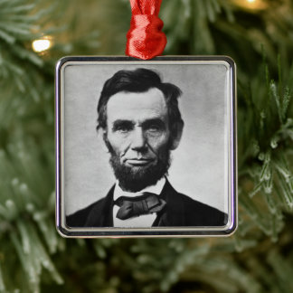 Adorno Metálico Abraham Lincoln: 16º presidente de América
