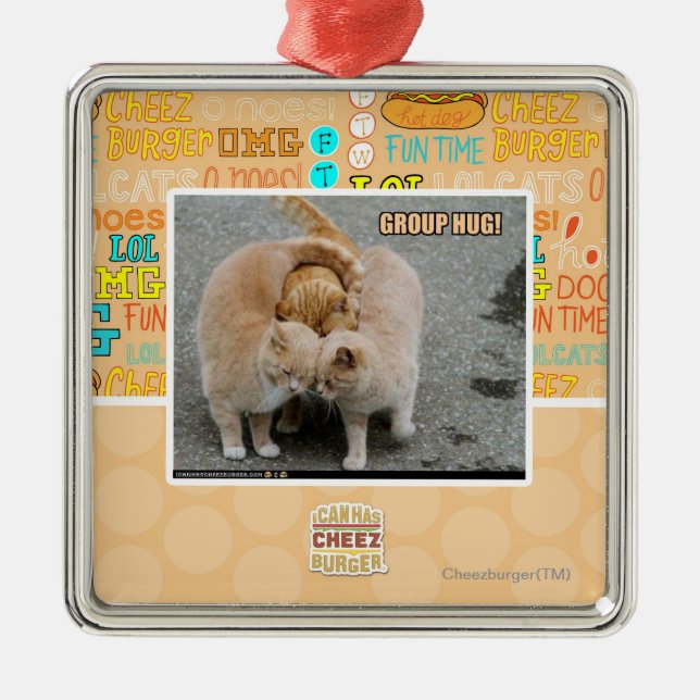 Adorno Metálico abrazo del grupo (Frente)