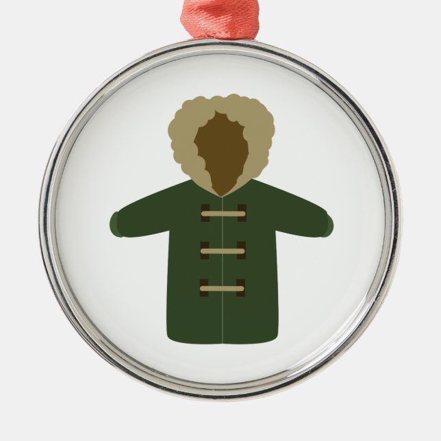 Adorno Metálico Abrigo de invierno (Frente)