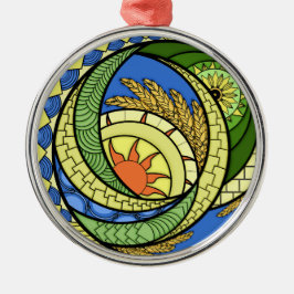 Adorno Metálico Abstracción. Imprimir lienzo estirado en ucraniano