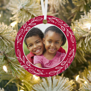 Adorno Metálico Abuelos Festividad Festividad Foto Doble cara
