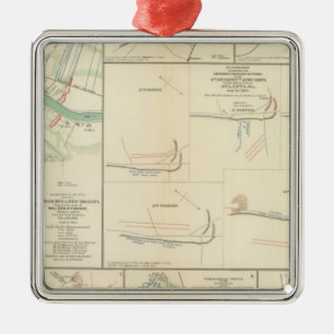 Adorno Metálico Acercamientos a New Orleans